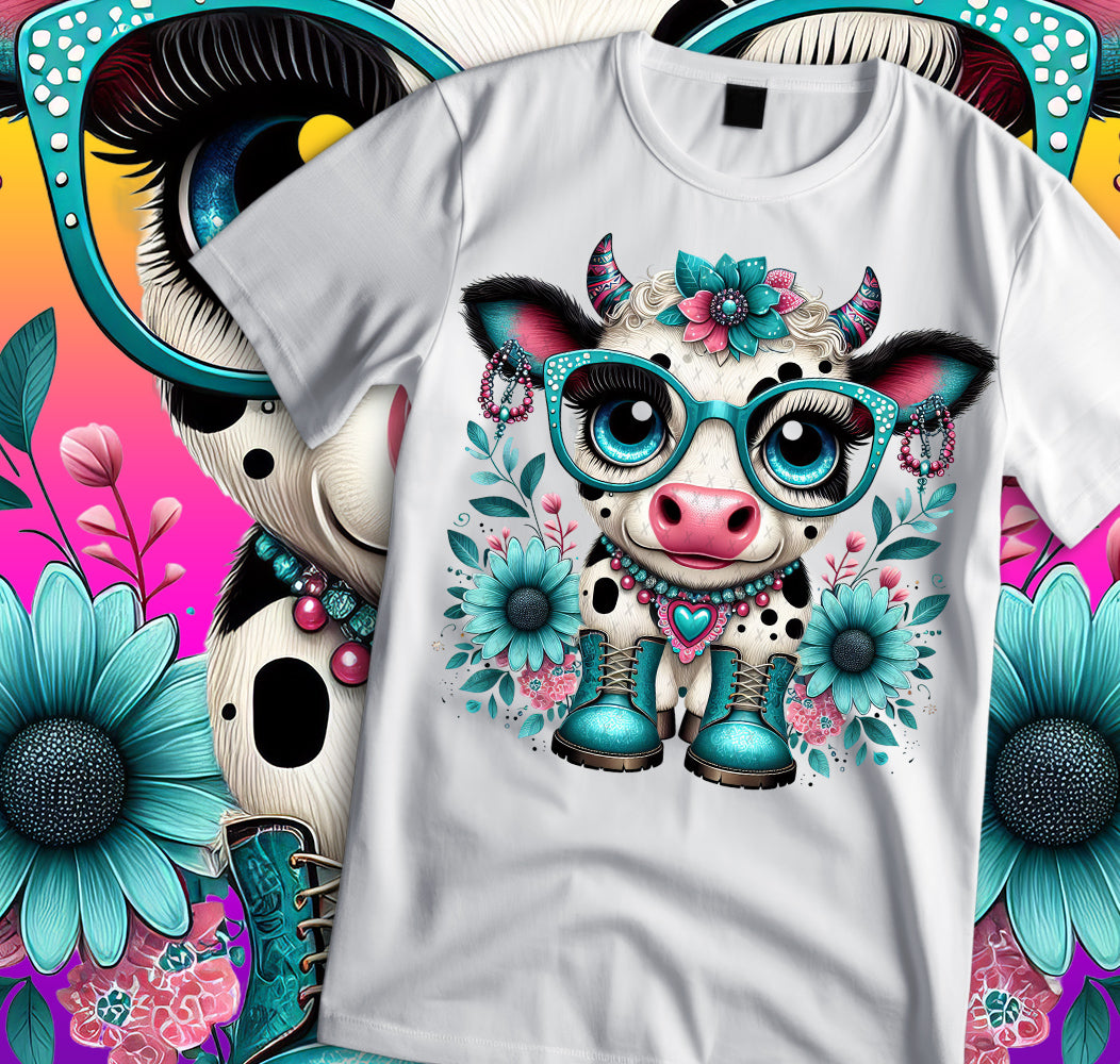 Cute Farm Animals Sublimation T-Shirt Image Bundle