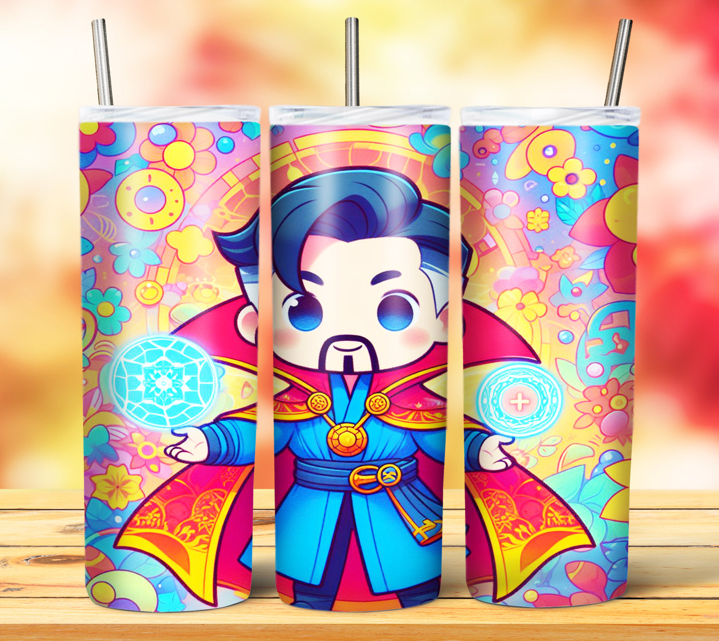 Cute Superhero Sublimation 20oz Tumbler Images Bundle