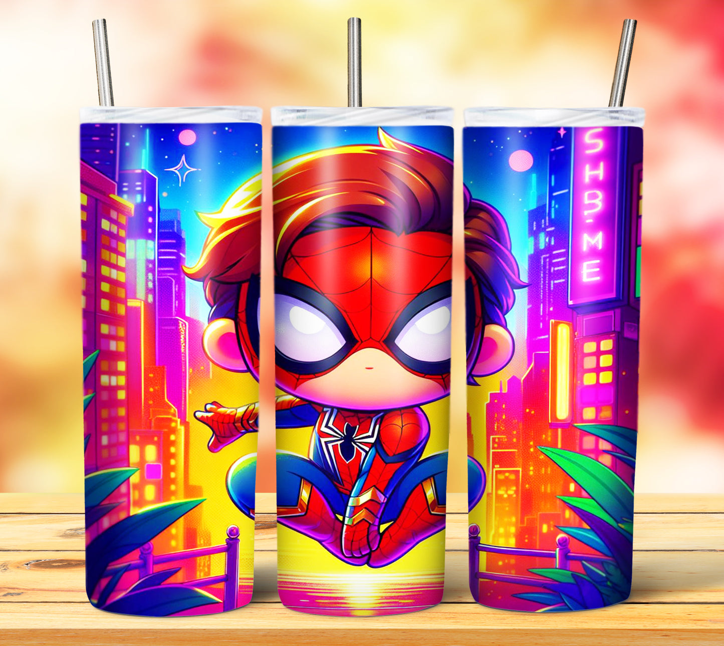 Cute Superhero Sublimation 20oz Tumbler Images Bundle