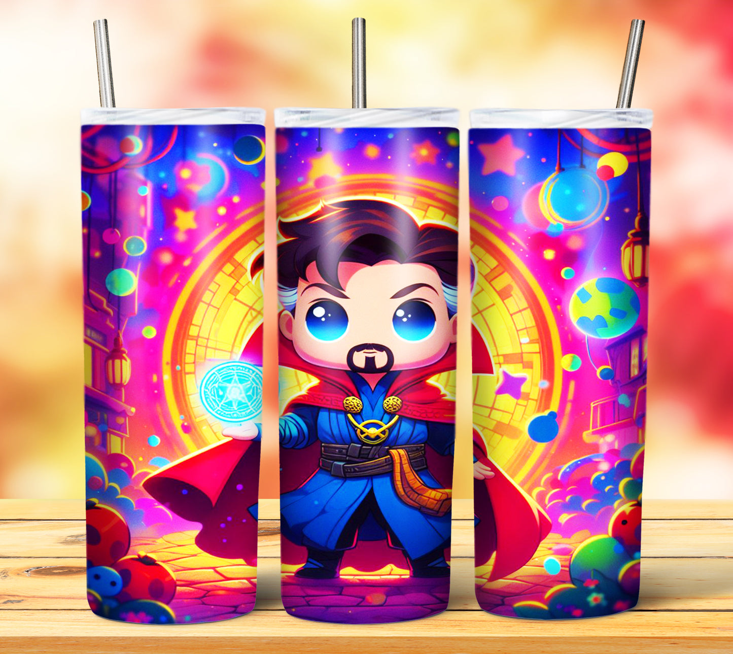 Cute Superhero Sublimation 20oz Tumbler Images Bundle