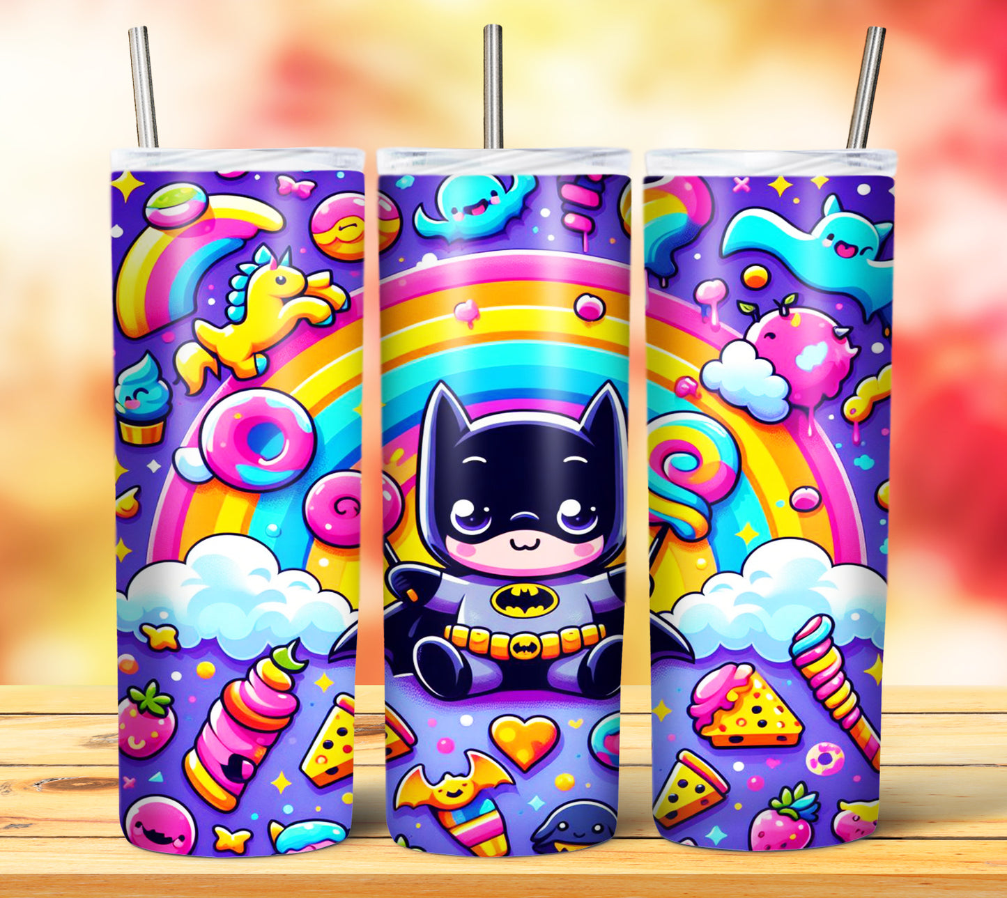 Cute Superhero Sublimation 20oz Tumbler Images Bundle