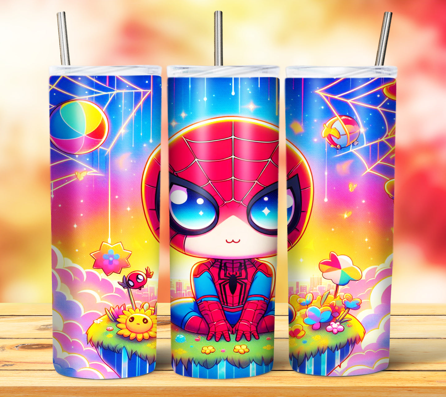 Cute Superhero Sublimation 20oz Tumbler Images Bundle