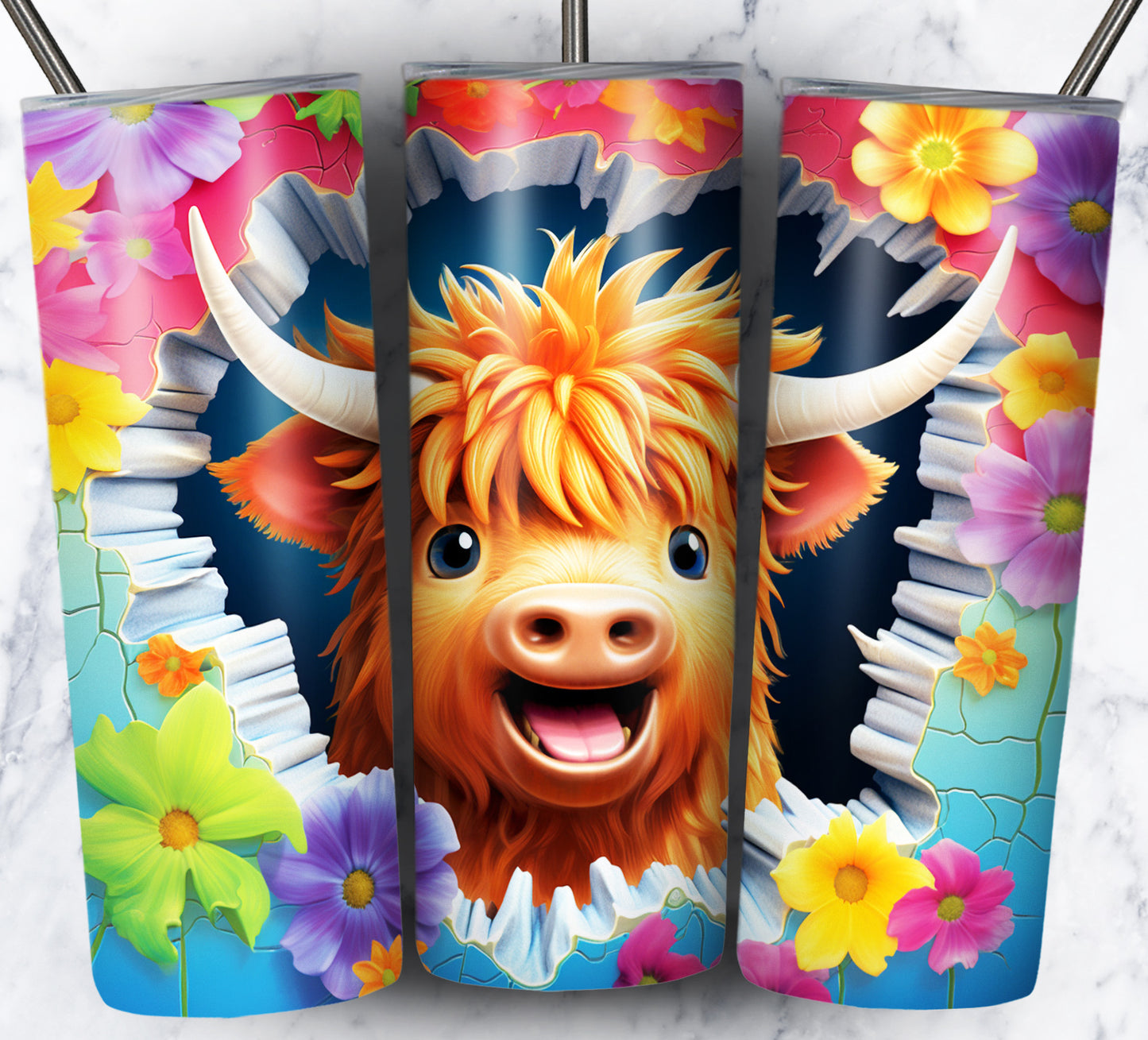 110+ 3D Wall Animals Sublimation Tumbler Images Bundle 20 oz