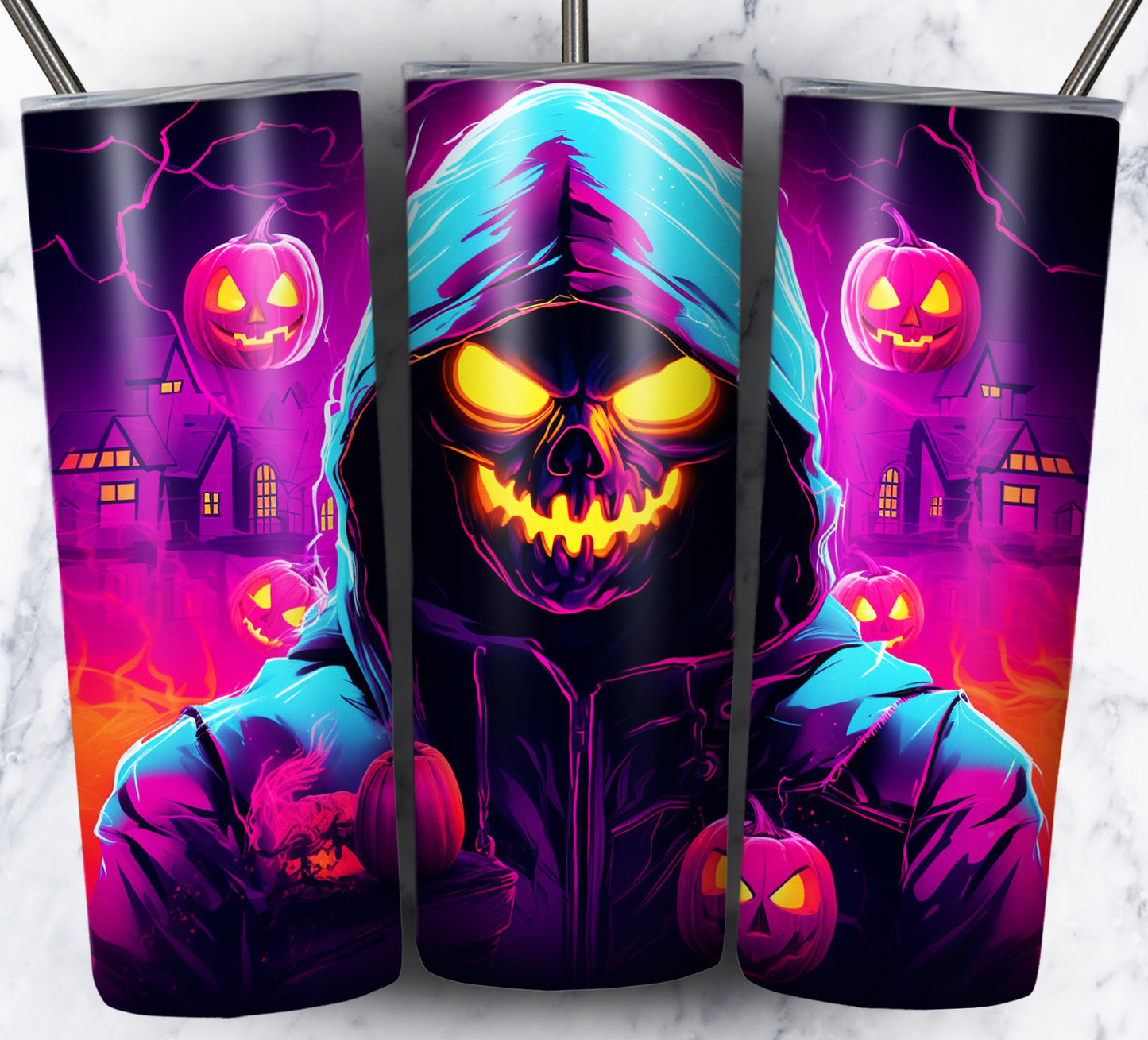 Neon Halloween Bundle Pack 20oz Sublimation Images