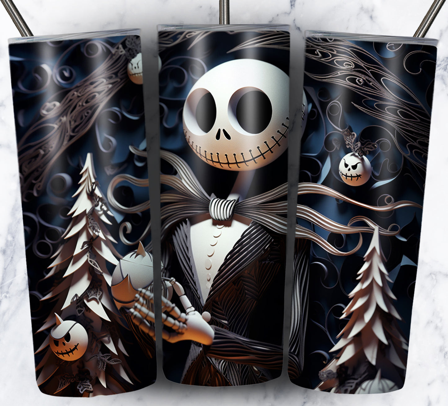 130+ Nightmare Christmas Sublimation 20oz Images Bundle