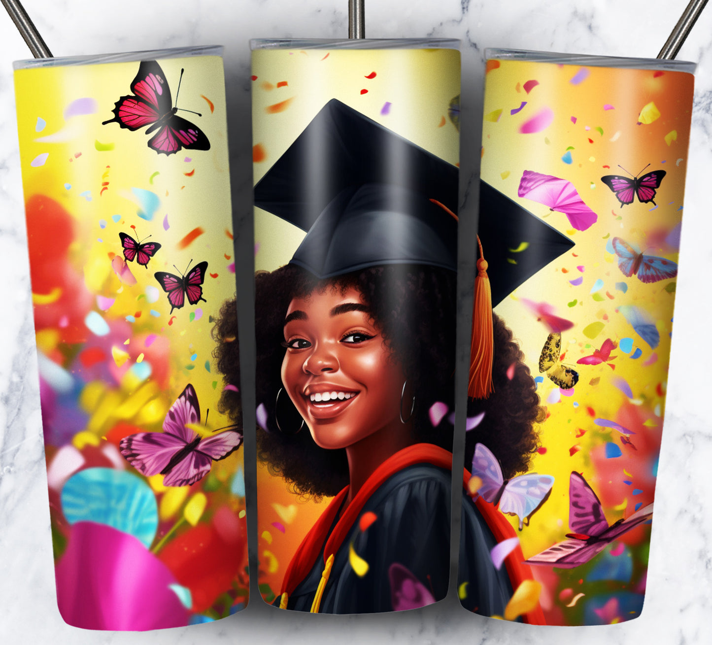 Graduation Sublimation 20oz Tumbler Images Bundle