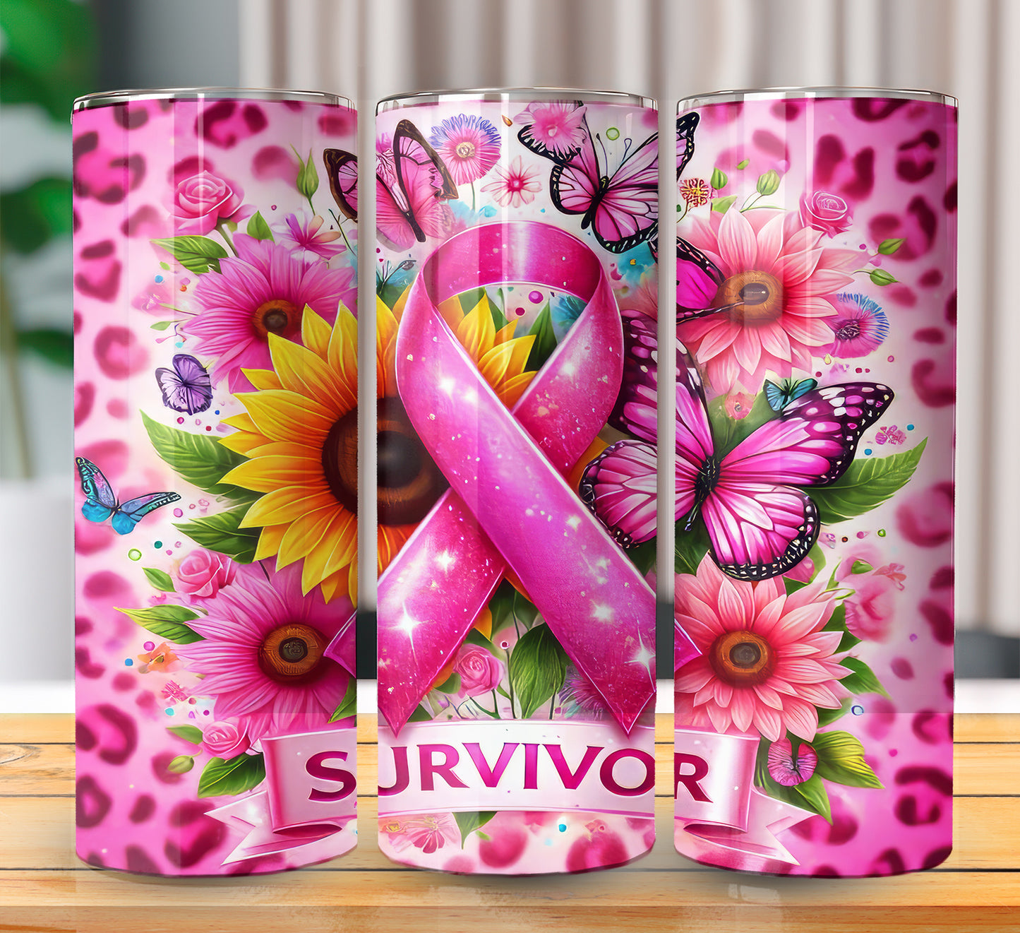 Pink Ribbon Sublimation 20oz Images Bundle