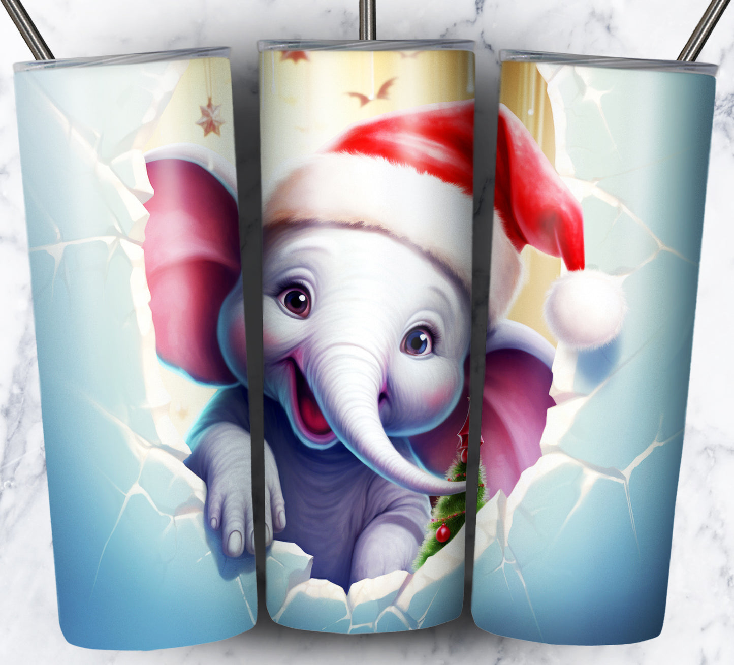 40+ 3D Christmas Sublimation 20oz Images Bundle