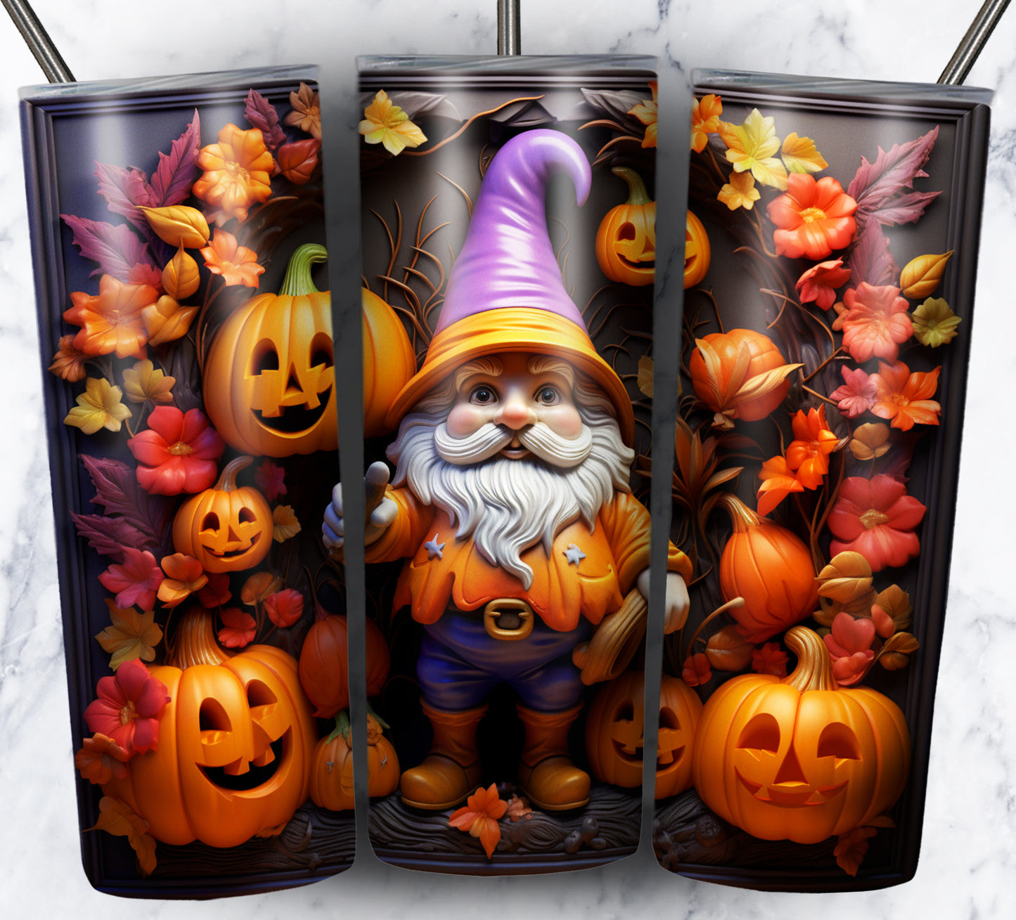 120+ Halloween Gnomes Sublimation 20oz Images Bundle