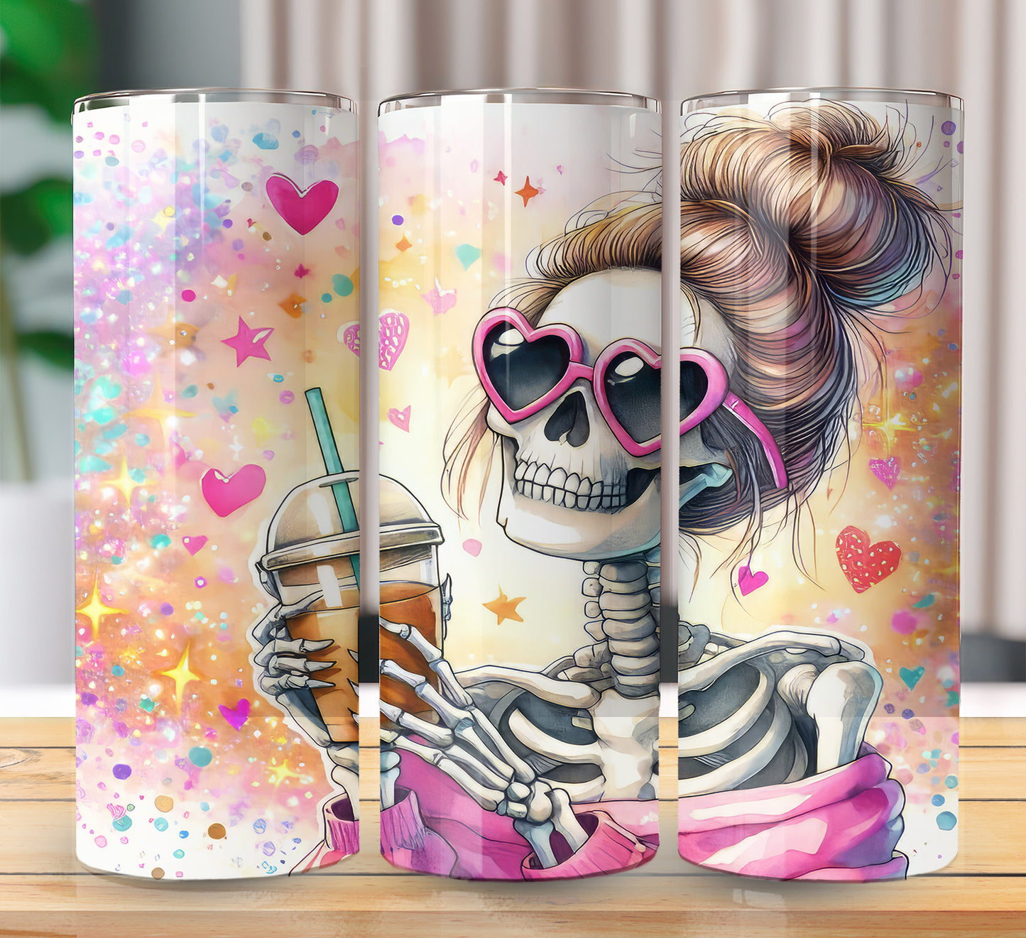 Womens Skulls Sublimation 20oz Images Bundle