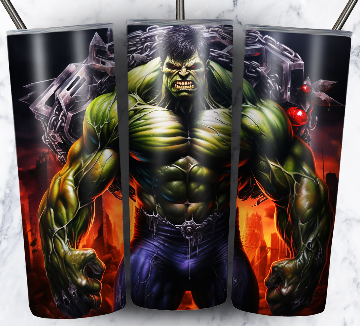 Superhero Sublimation 20oz Tumbler Images Bundle