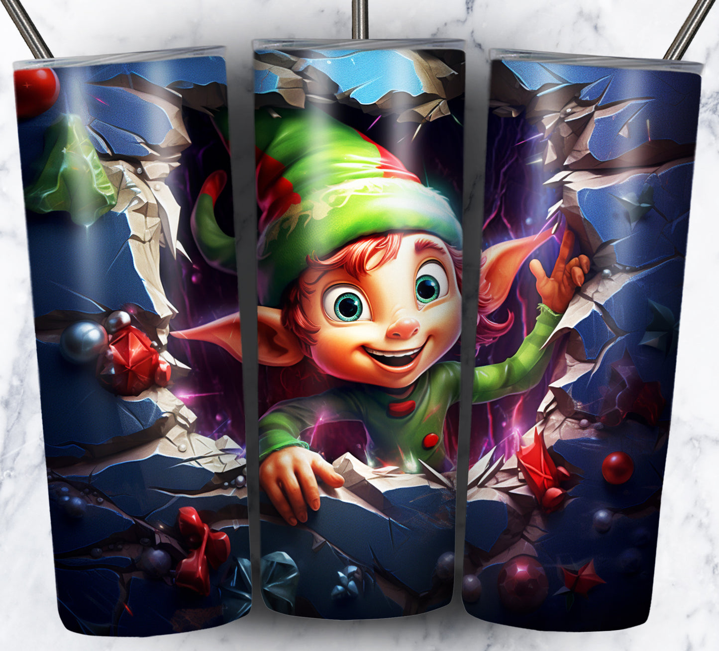 40+ 3D Christmas Sublimation 20oz Images Bundle