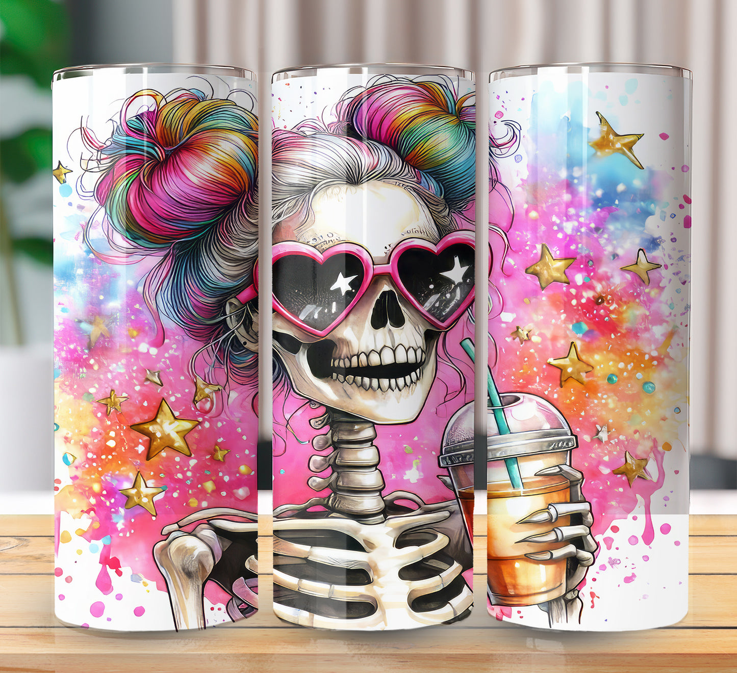 Womens Skulls Sublimation 20oz Images Bundle