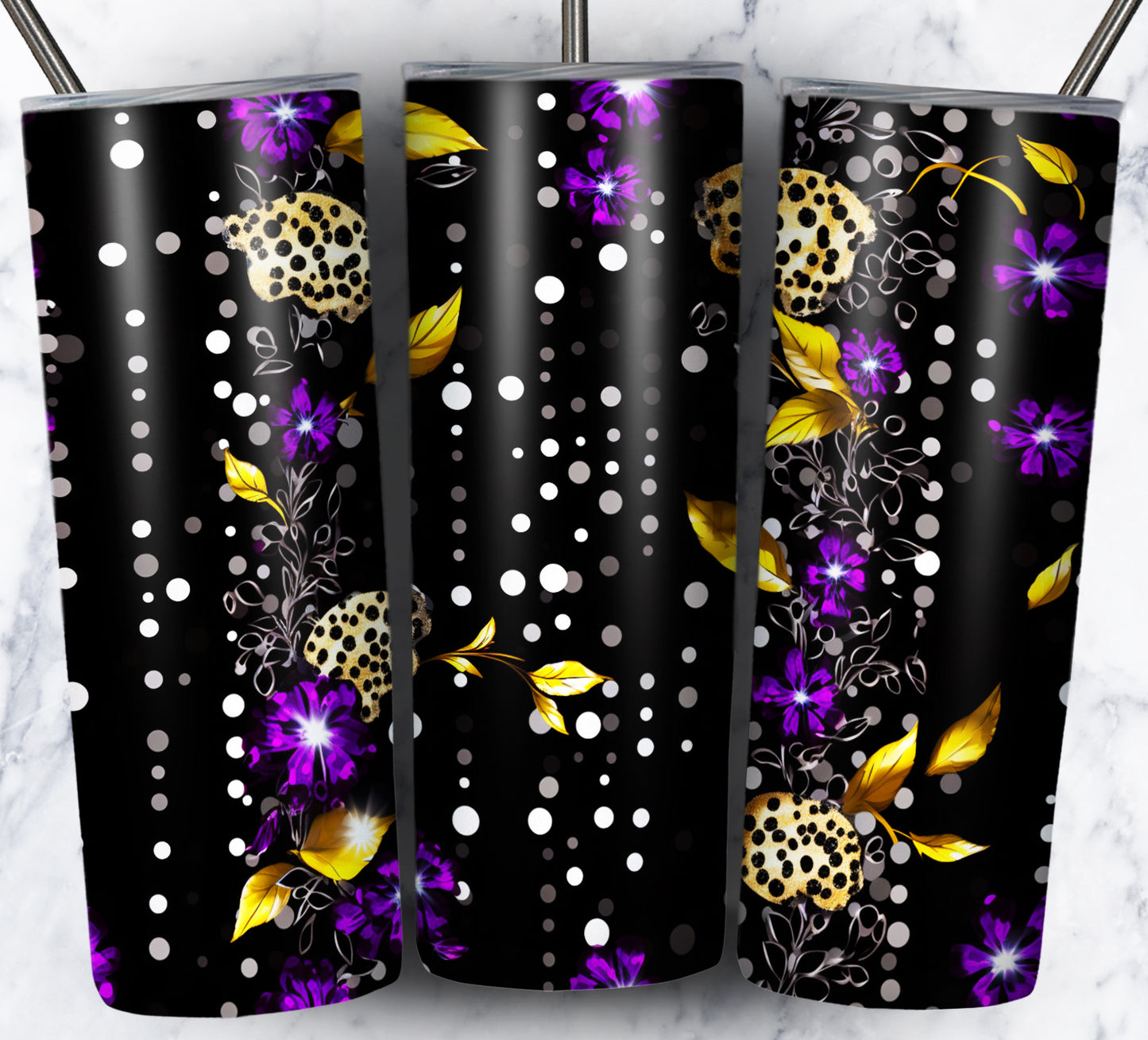 Leopard Glitter Sublimation 20oz Images Bundle