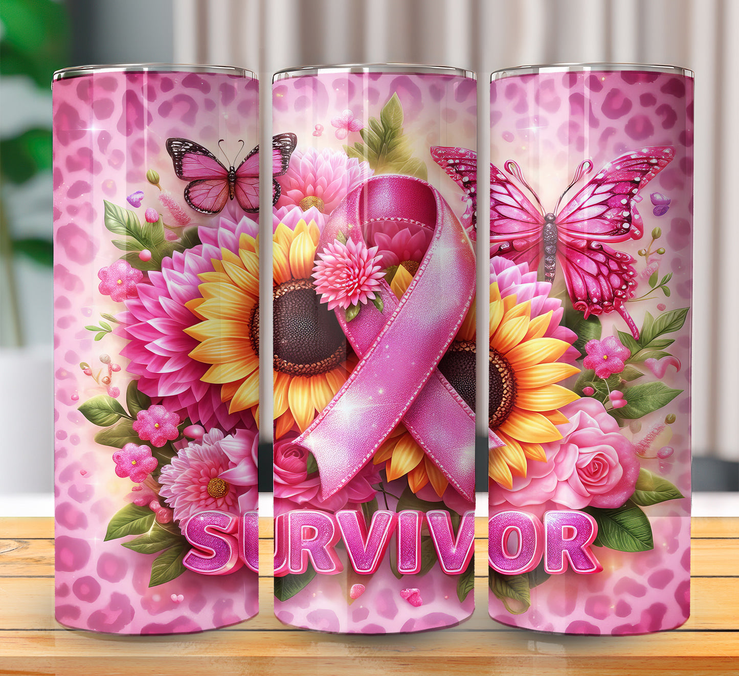 Pink Ribbon Sublimation 20oz Images Bundle