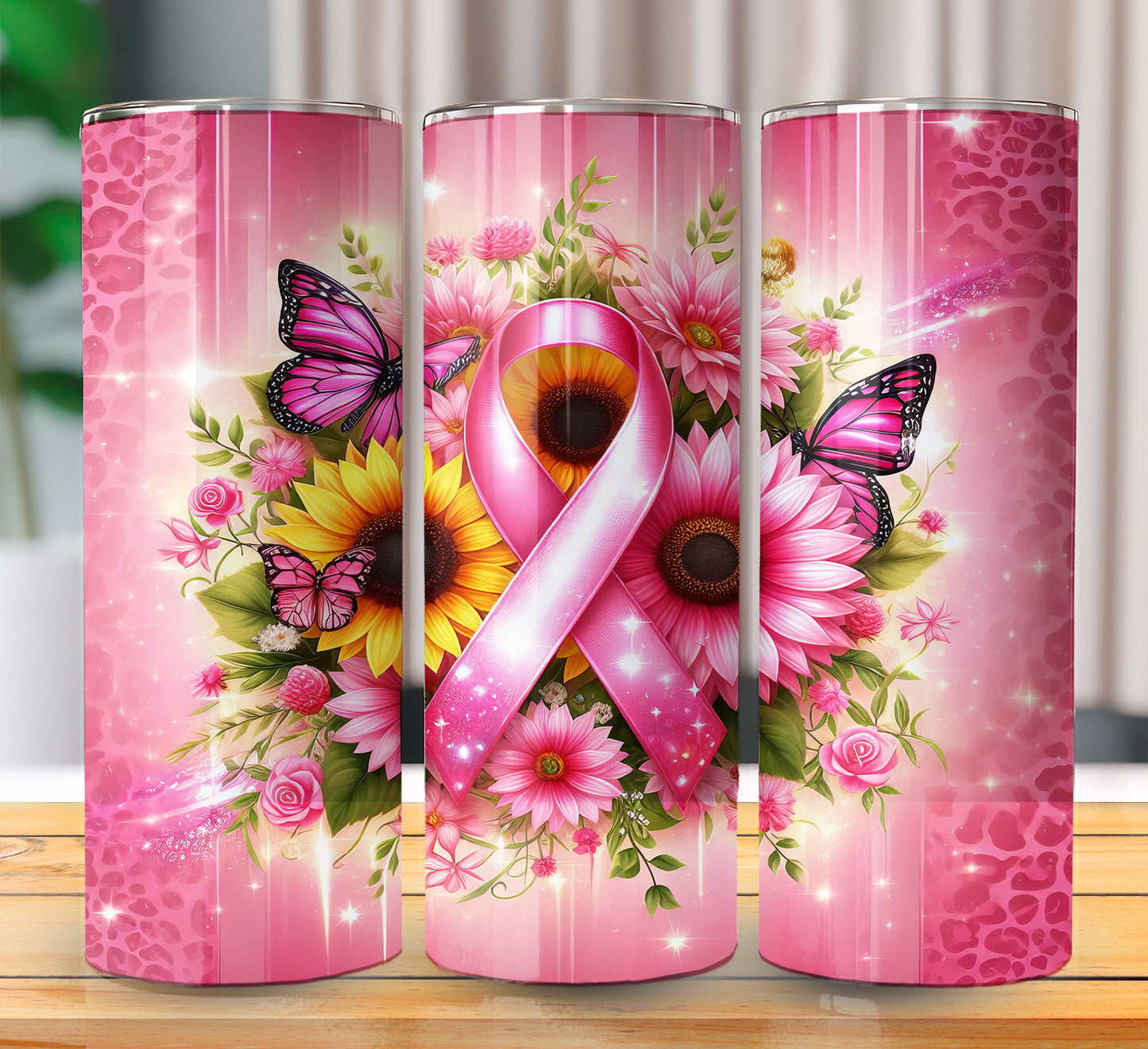 Pink Ribbon Sublimation 20oz Images Bundle