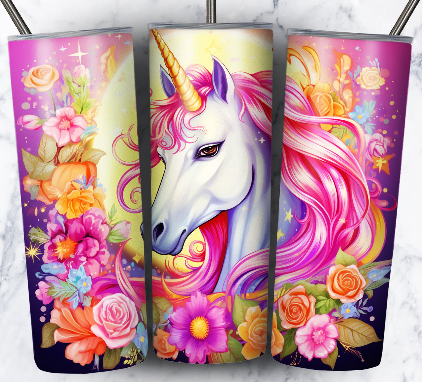 Unicorn Bundle Pack 20oz Sublimation Images