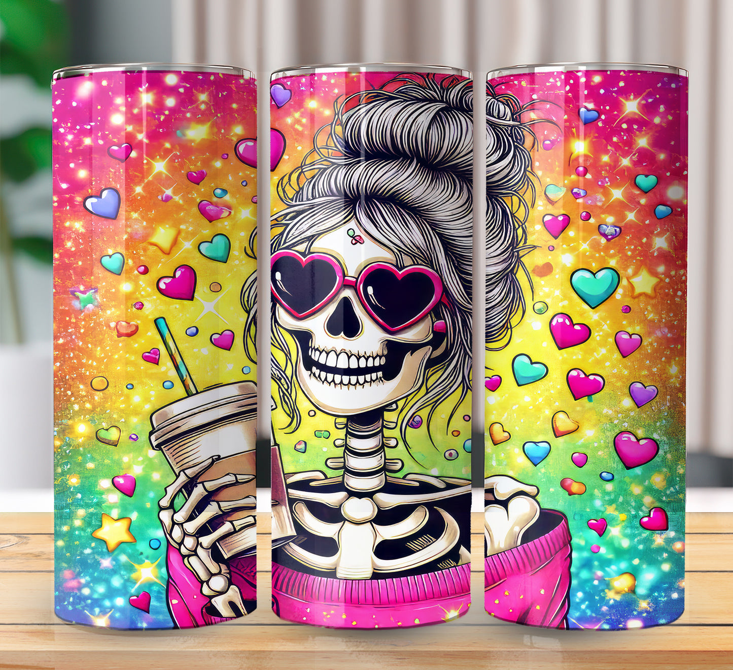 Womens Skulls Sublimation 20oz Images Bundle