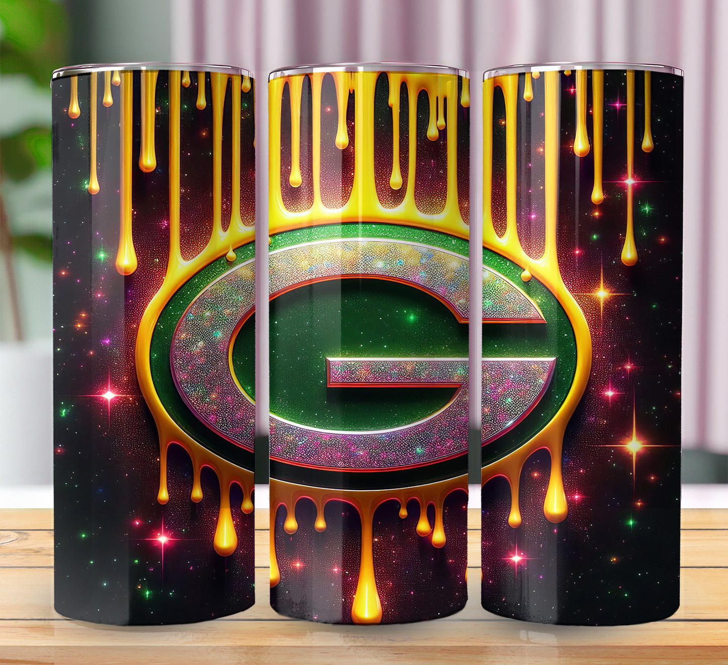 Football 20oz Sublimation Tumbler Image