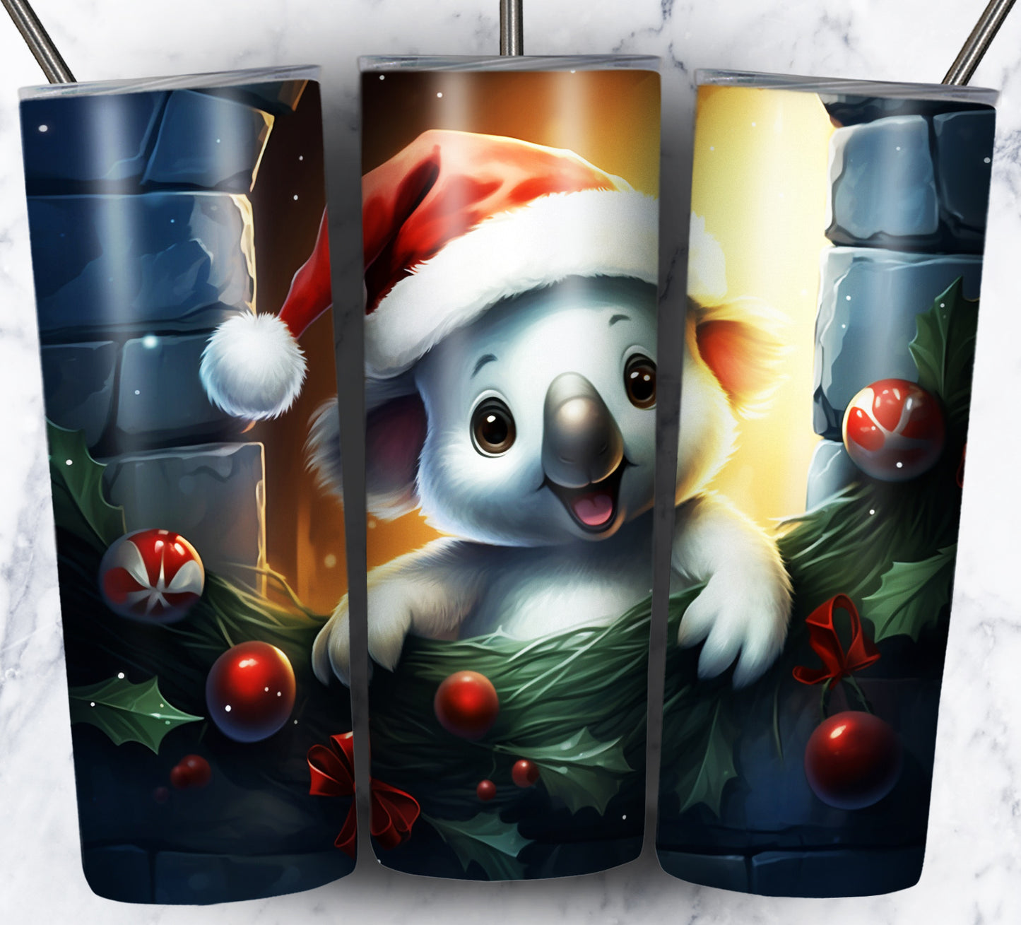 40+ 3D Christmas Sublimation 20oz Images Bundle