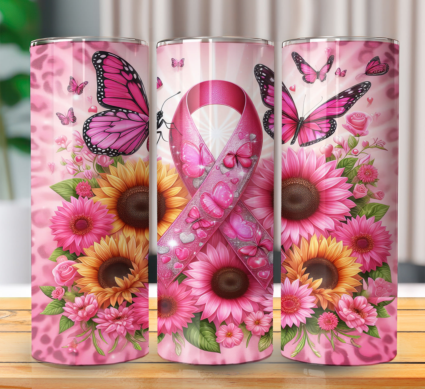 Pink Ribbon Sublimation 20oz Images Bundle