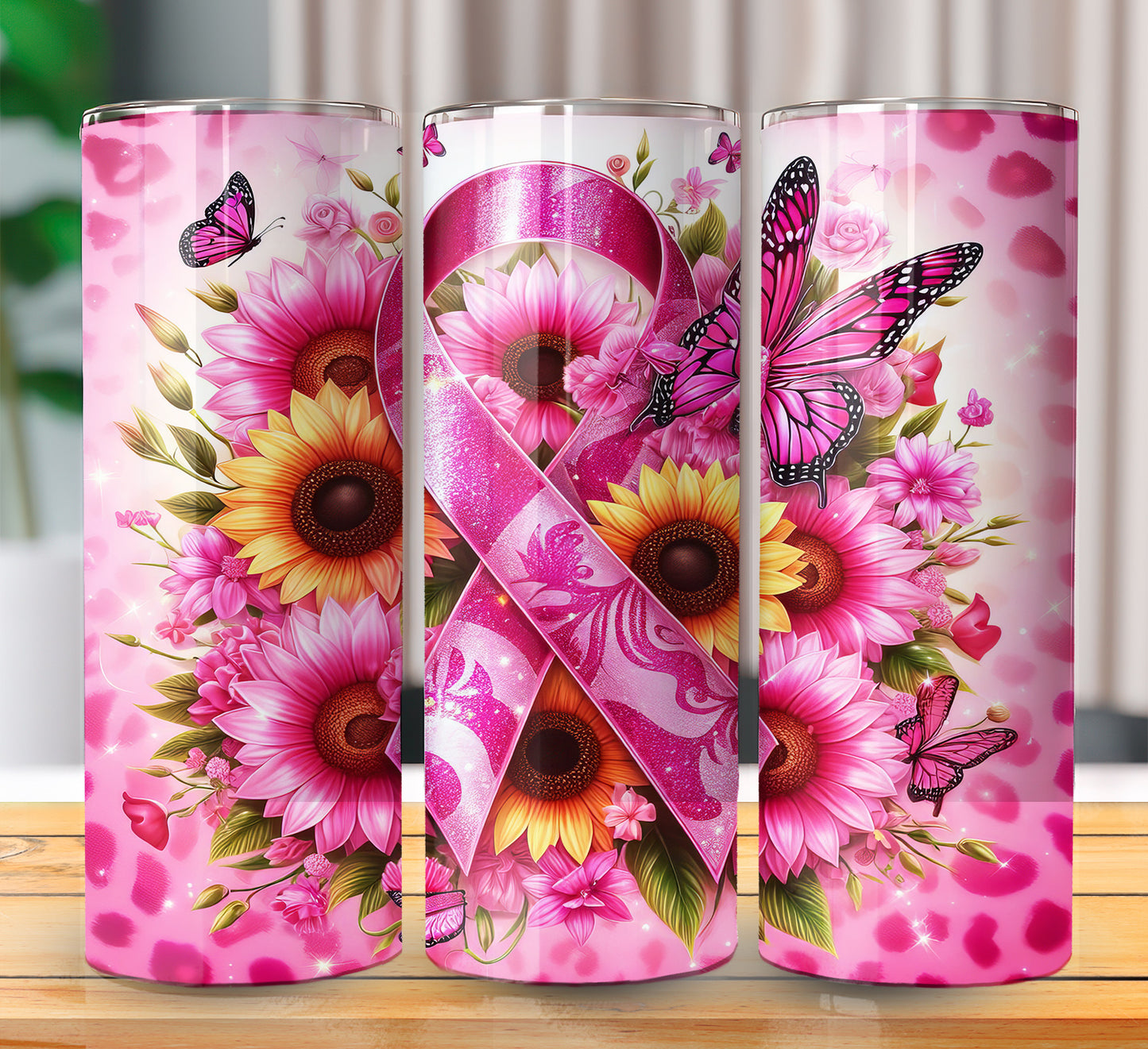 Pink Ribbon Sublimation 20oz Images Bundle