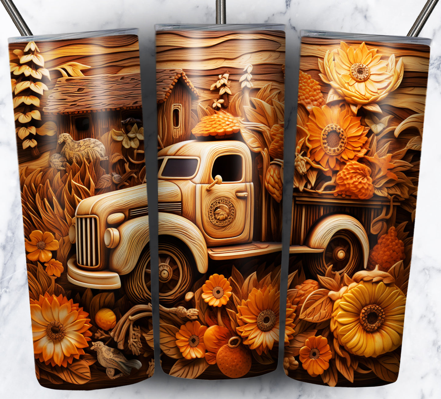 Various Cars Sublimation 20oz Tumbler Images Bundle