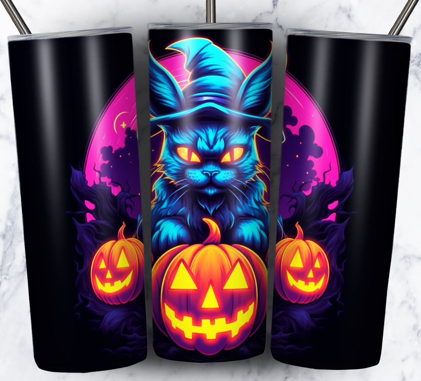 Neon Halloween Bundle Pack 20oz Sublimation Images