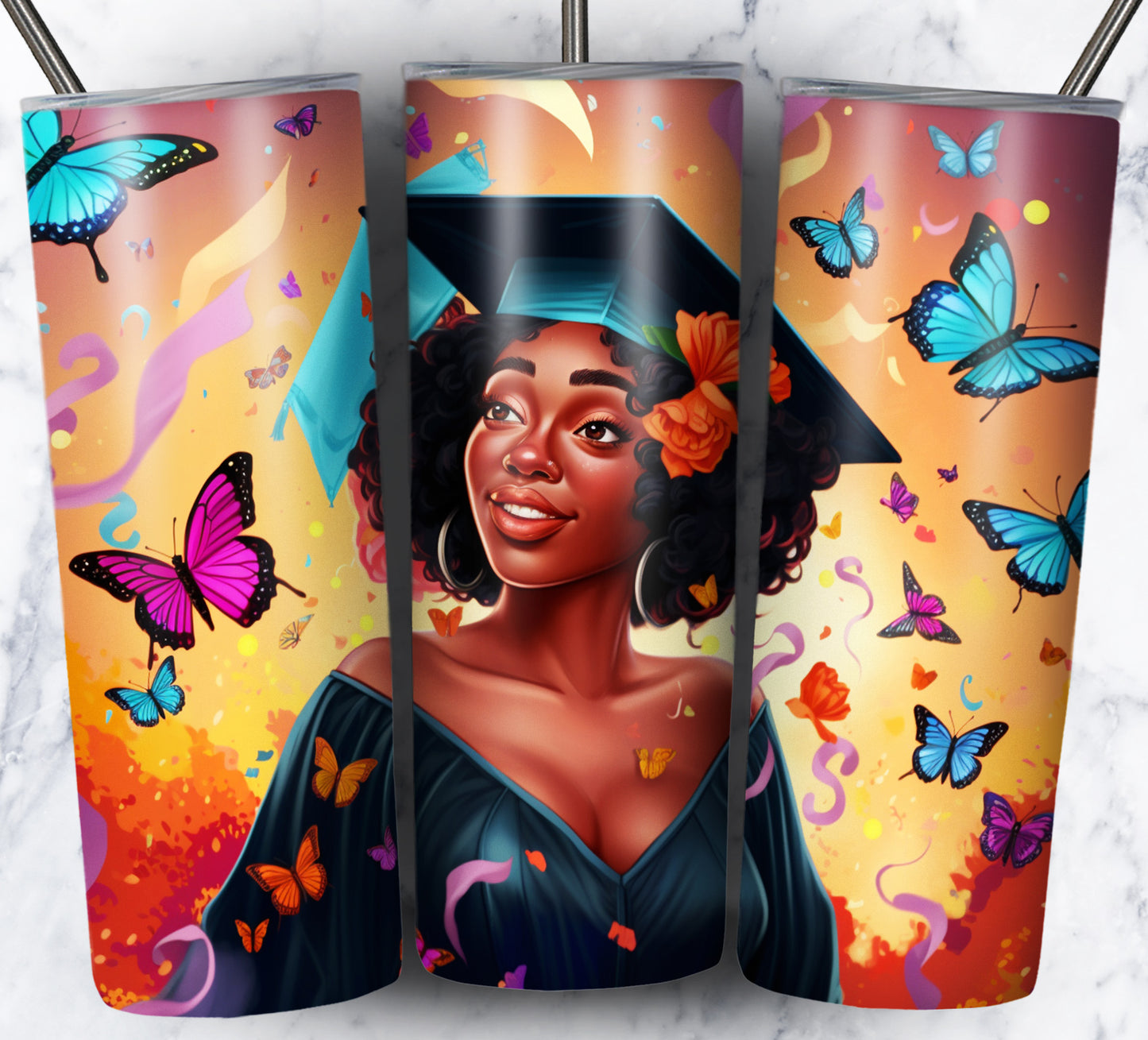 Graduation Sublimation 20oz Tumbler Images Bundle