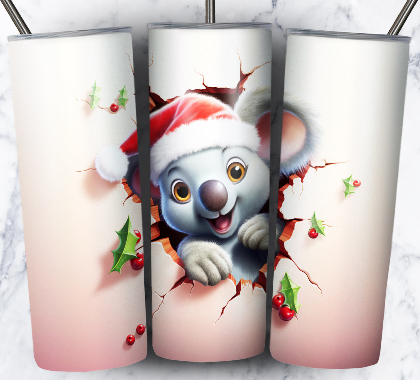 40+ 3D Christmas Sublimation 20oz Images Bundle