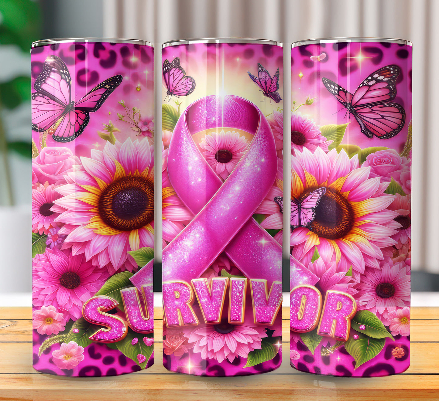 Pink Ribbon Sublimation 20oz Images Bundle