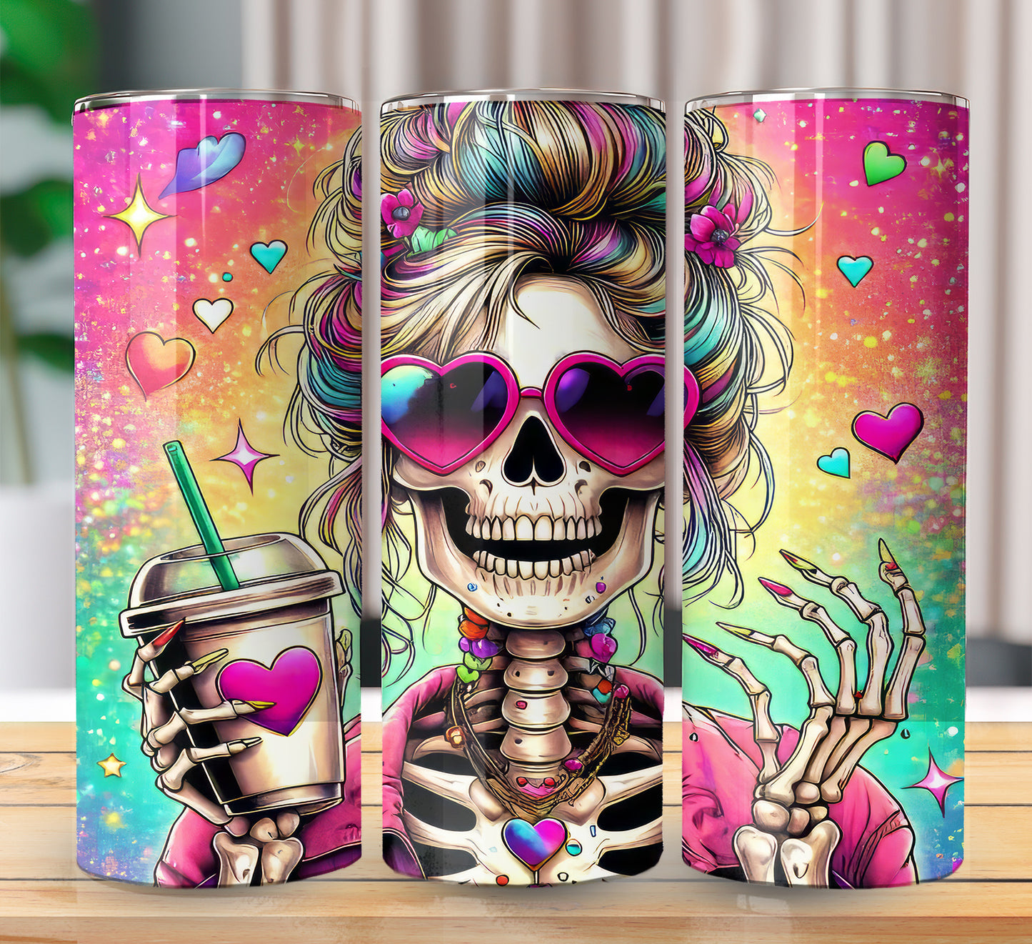 Womens Skulls Sublimation 20oz Images Bundle