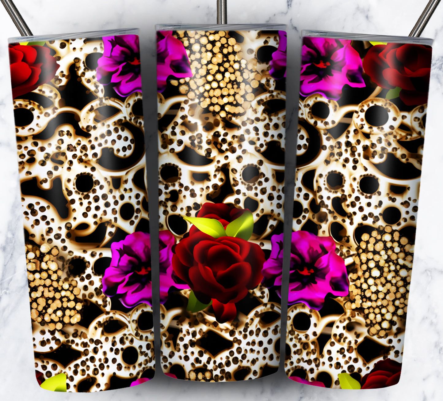 Leopard Glitter Sublimation 20oz Images Bundle