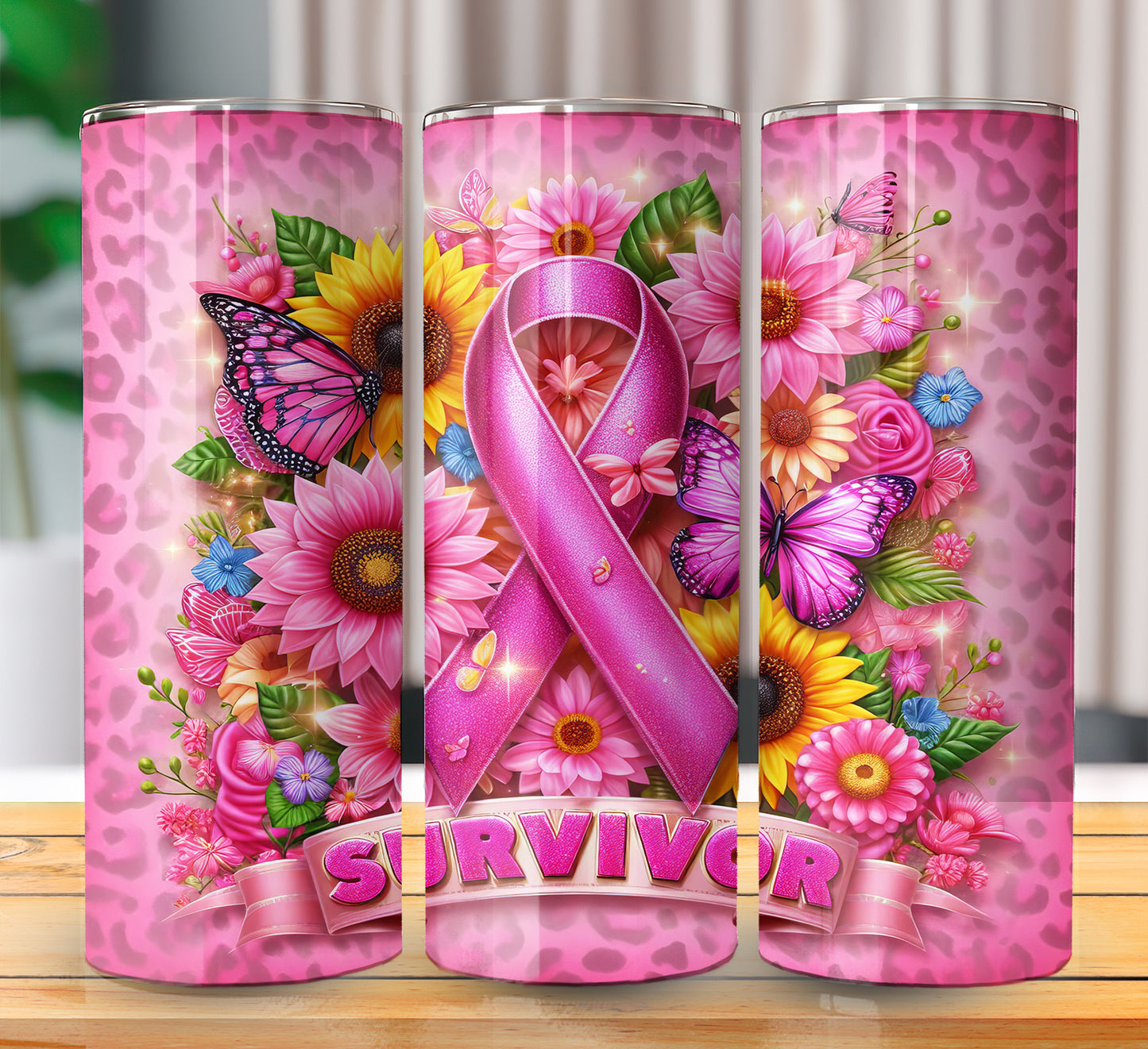 Pink Ribbon Sublimation 20oz Images Bundle