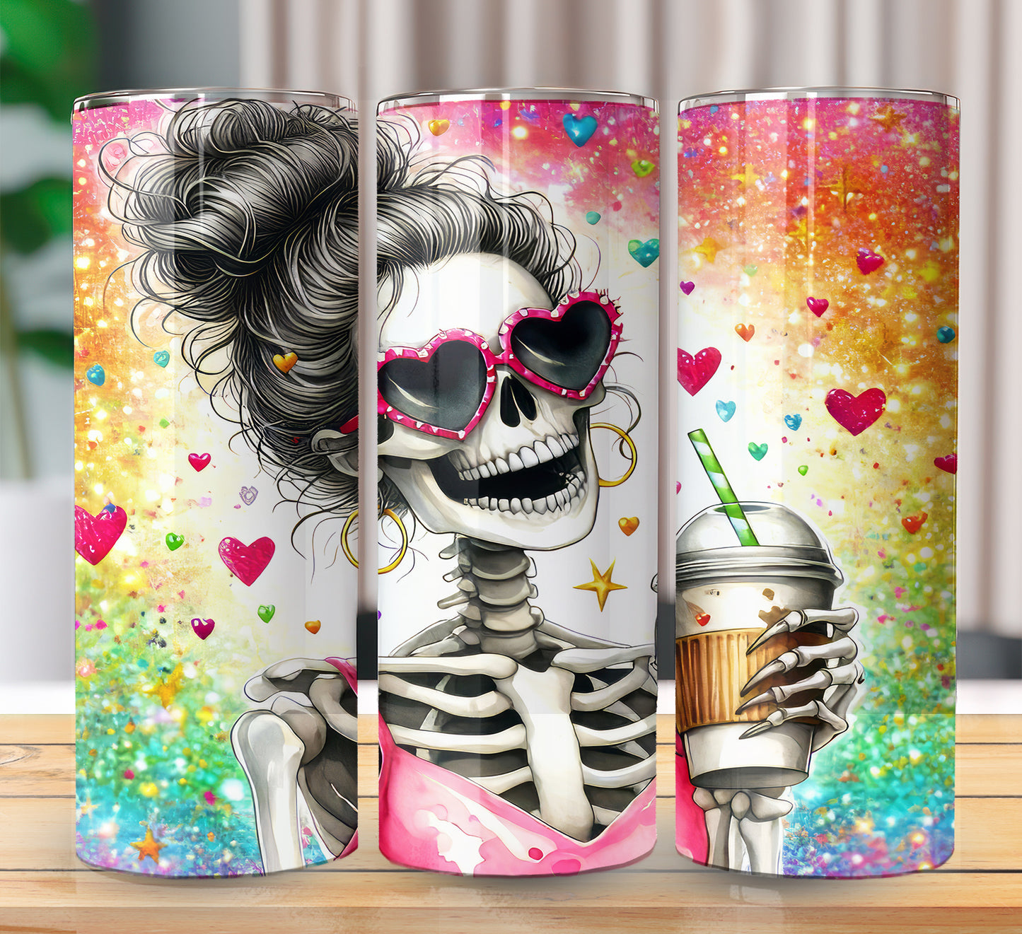 Womens Skulls Sublimation 20oz Images Bundle