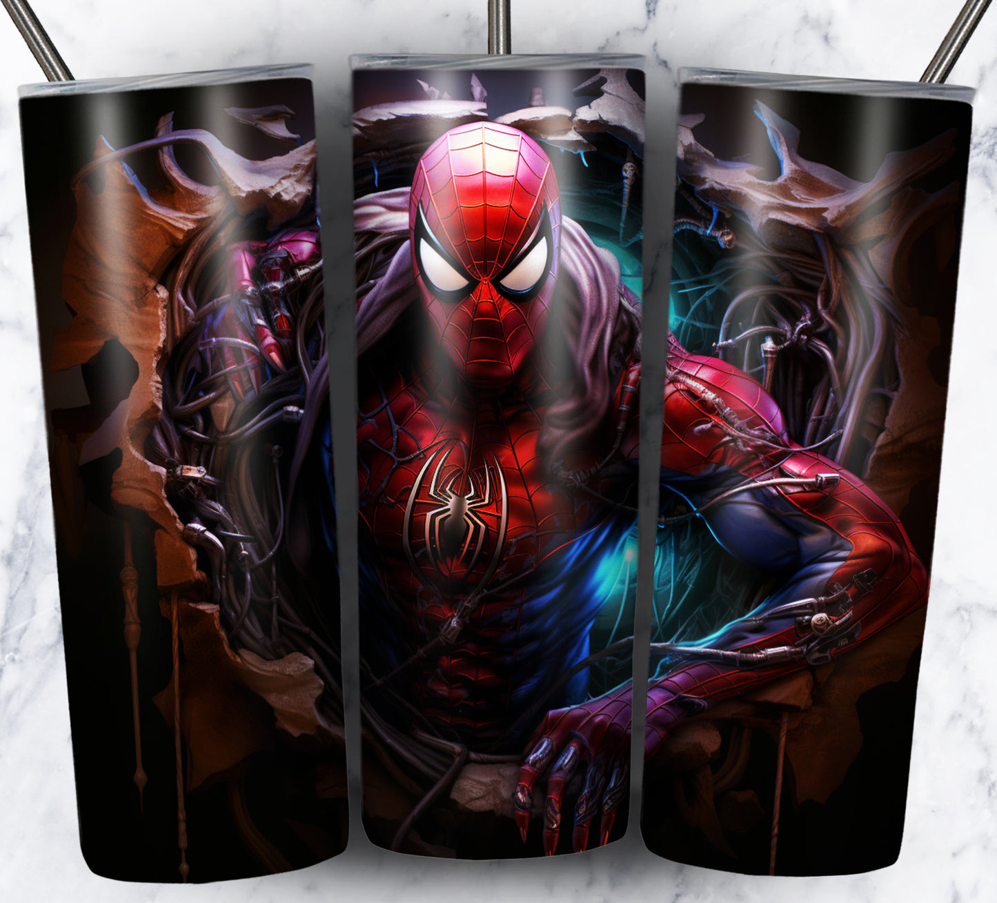 Superhero Sublimation 20oz Tumbler Images Bundle