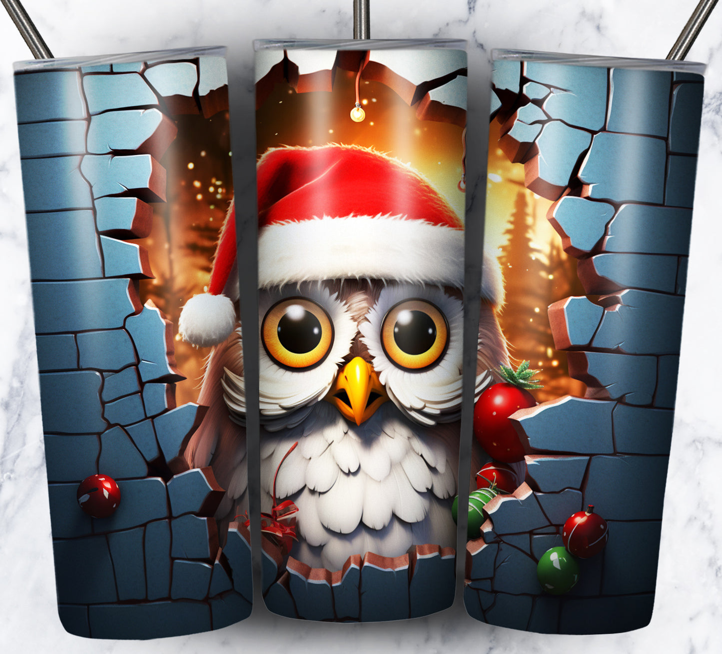 40+ 3D Christmas Sublimation 20oz Images Bundle