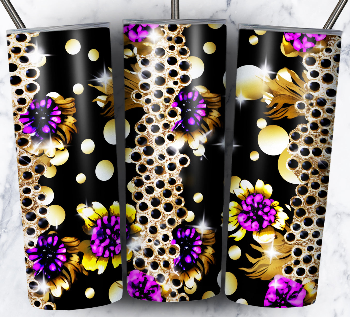 Leopard Glitter Sublimation 20oz Images Bundle