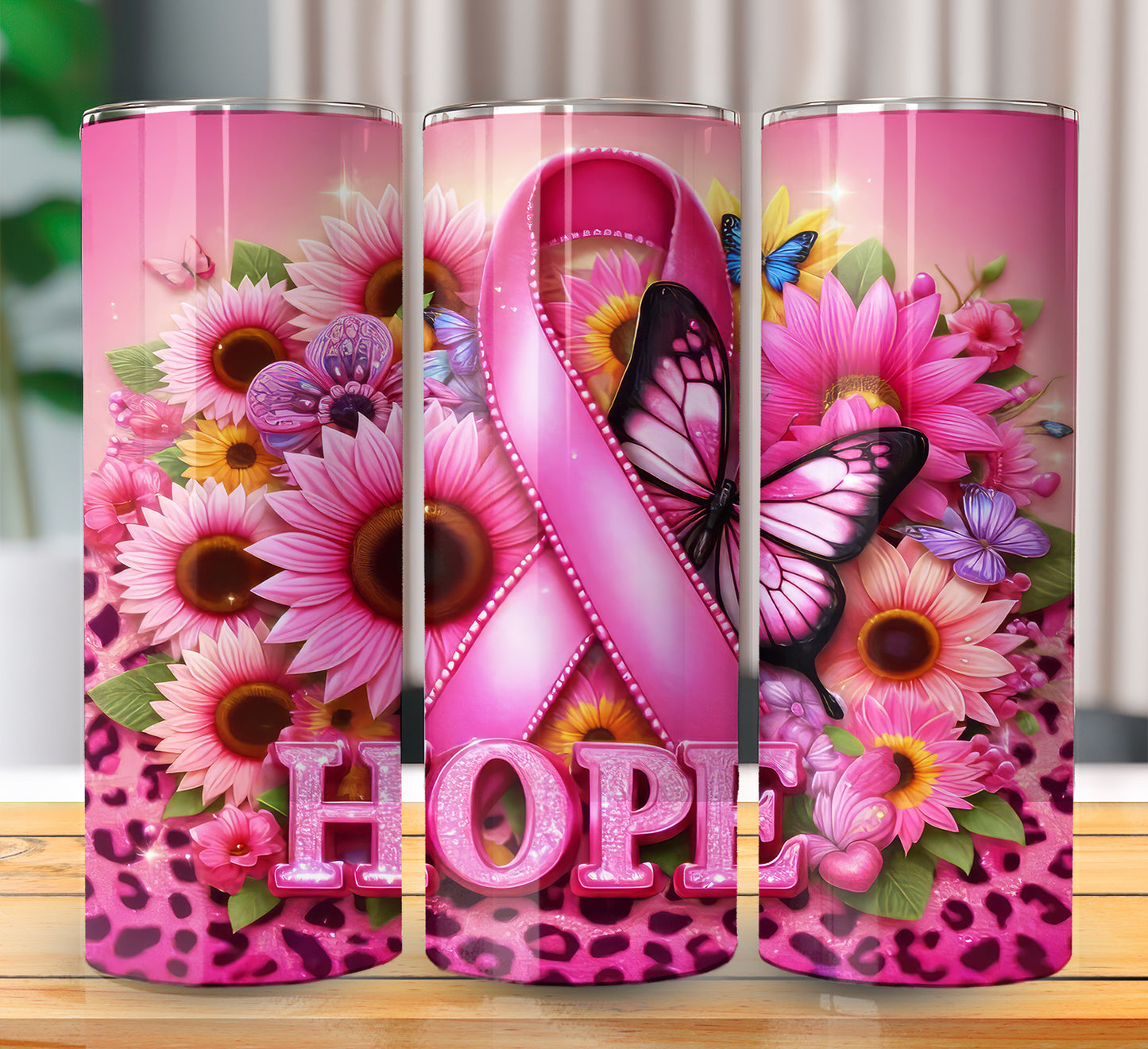 Pink Ribbon Sublimation 20oz Images Bundle