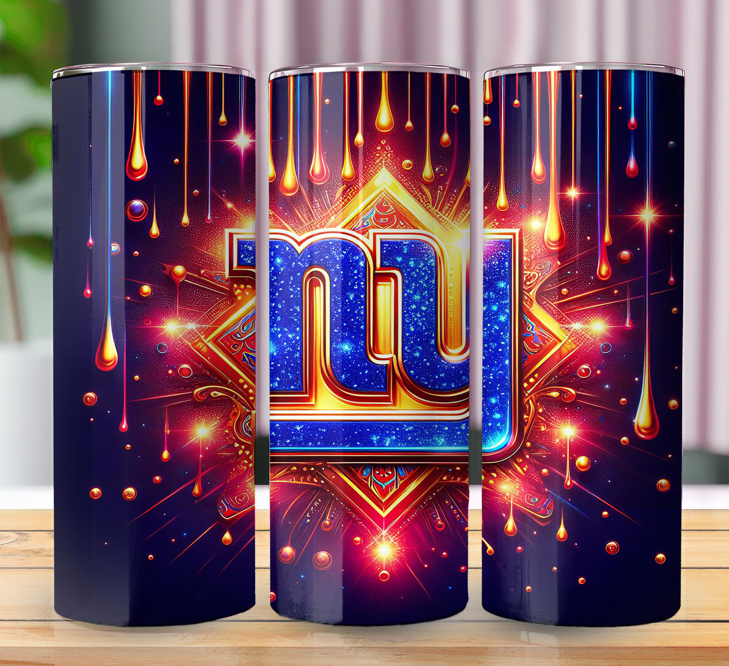 Football 20oz Sublimation Tumbler Image