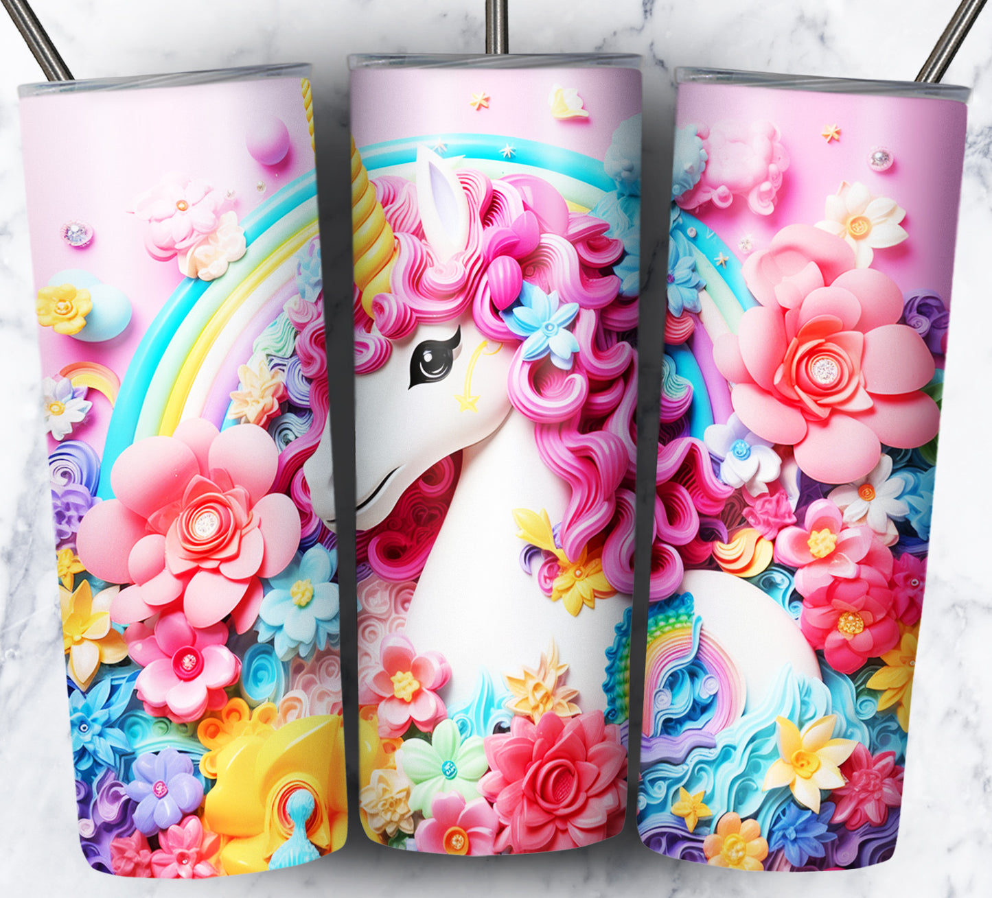 Unicorn Bundle Pack 20oz Sublimation Images