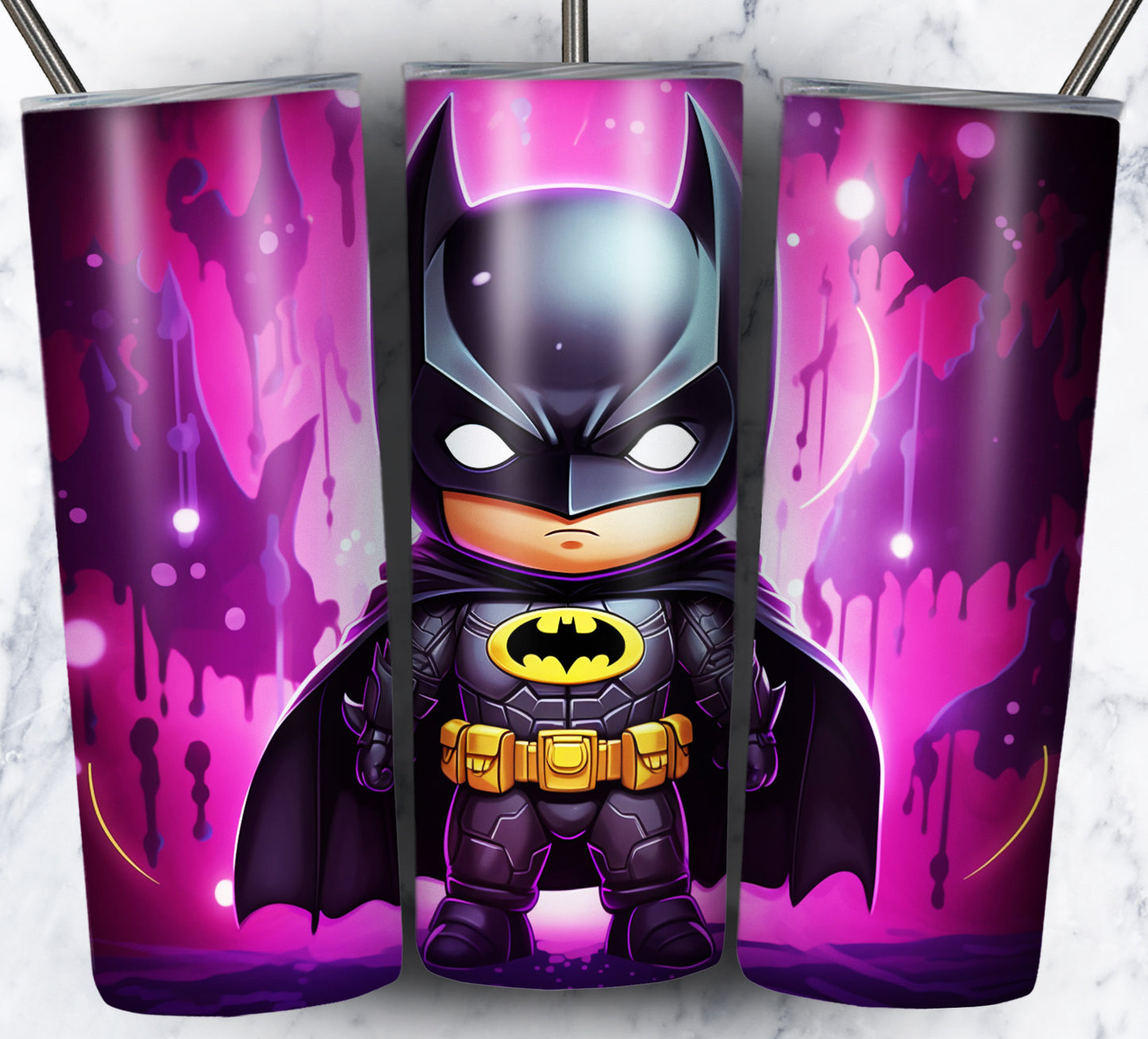 130+ Kid Cartoon Superhero Sublimation 20oz Tumbler Images Bundle