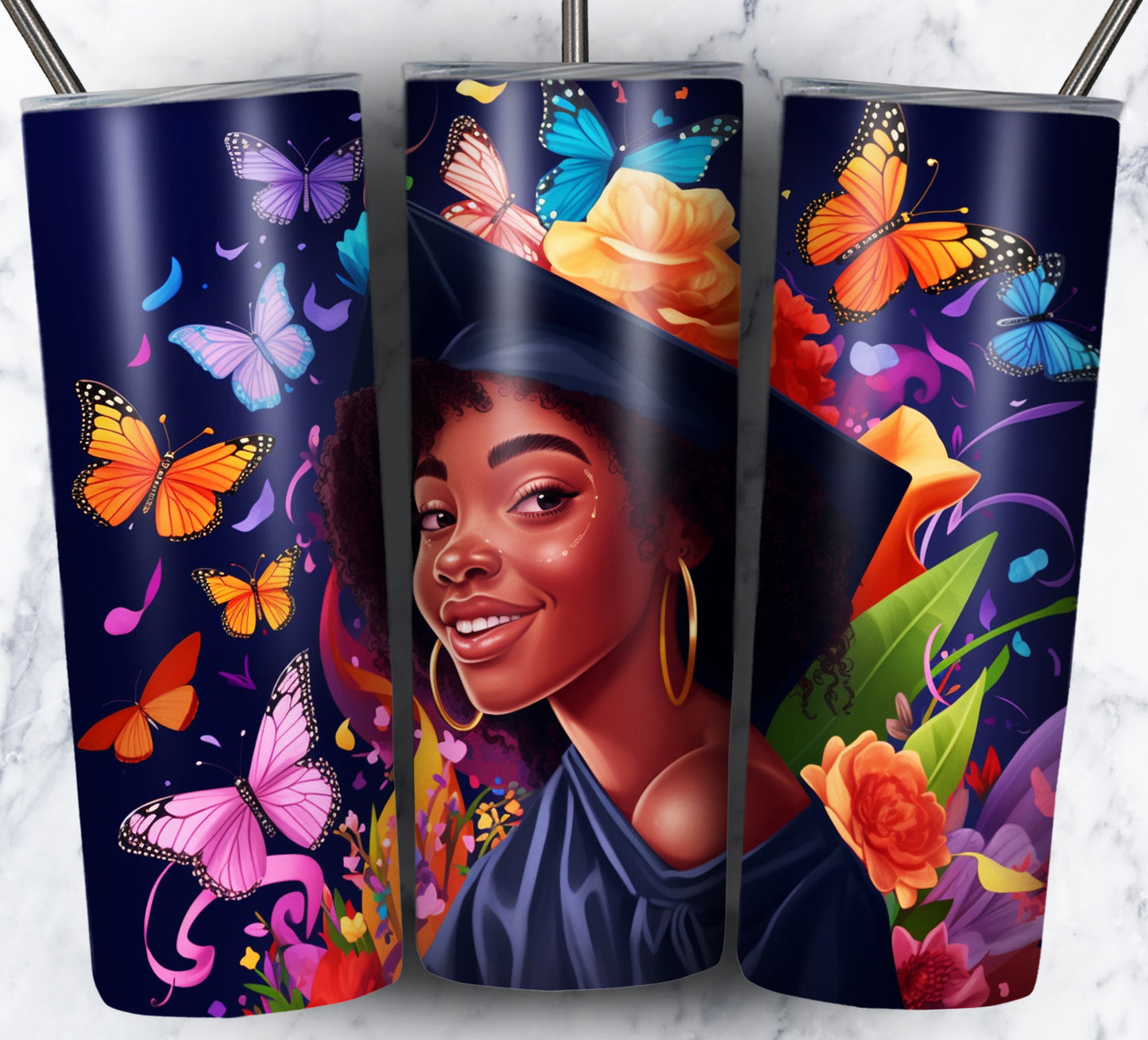 Graduation Sublimation 20oz Tumbler Images Bundle