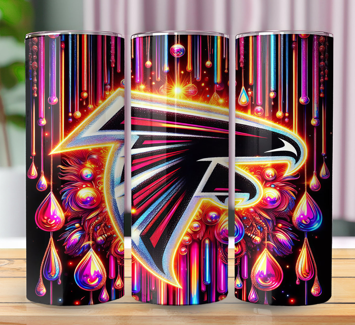 Football 20oz Sublimation Tumbler Image