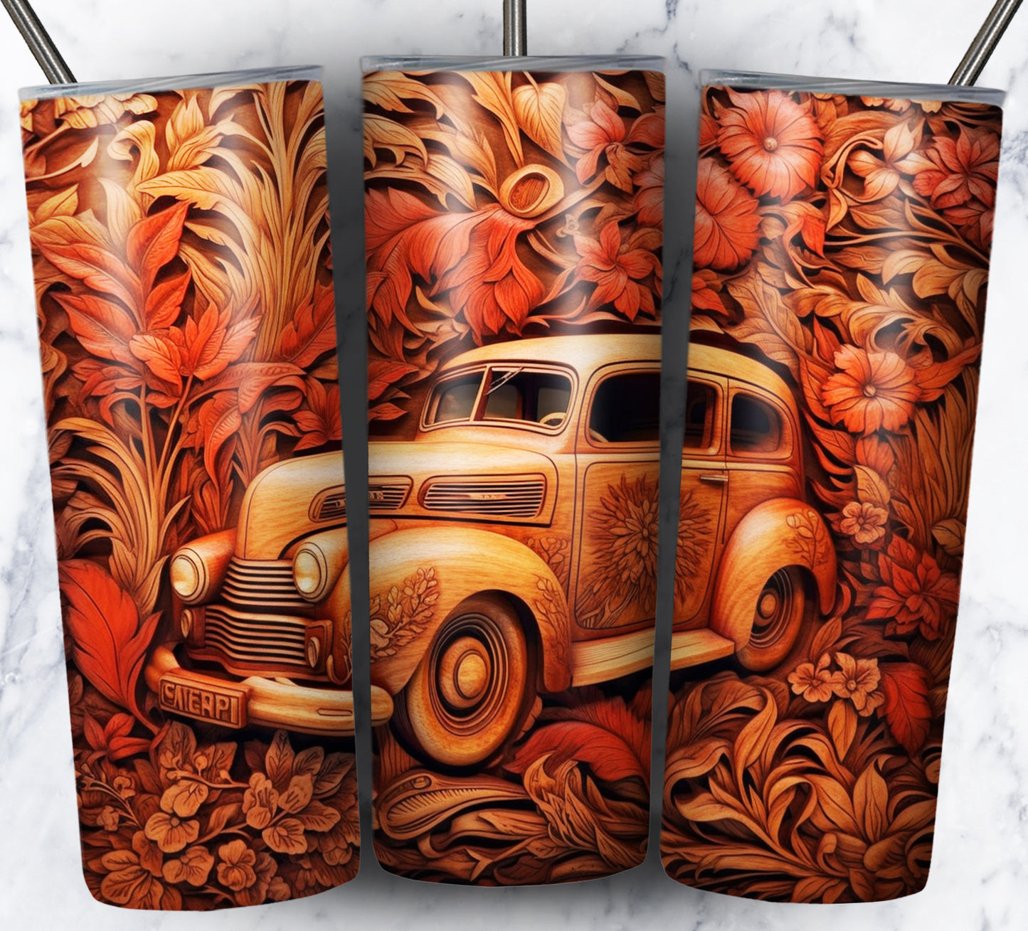 Various Cars Sublimation 20oz Tumbler Images Bundle