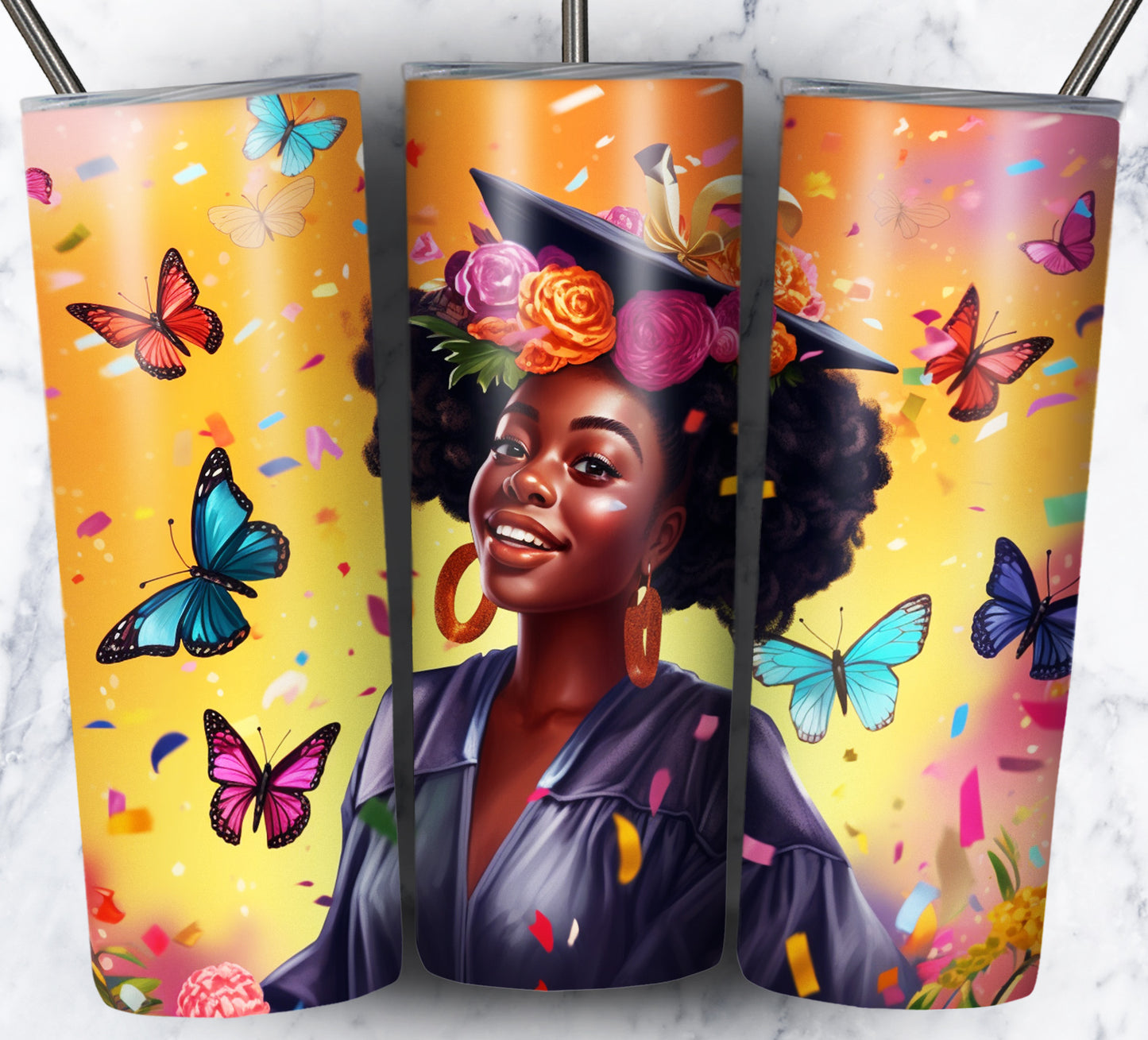 Graduation Sublimation 20oz Tumbler Images Bundle