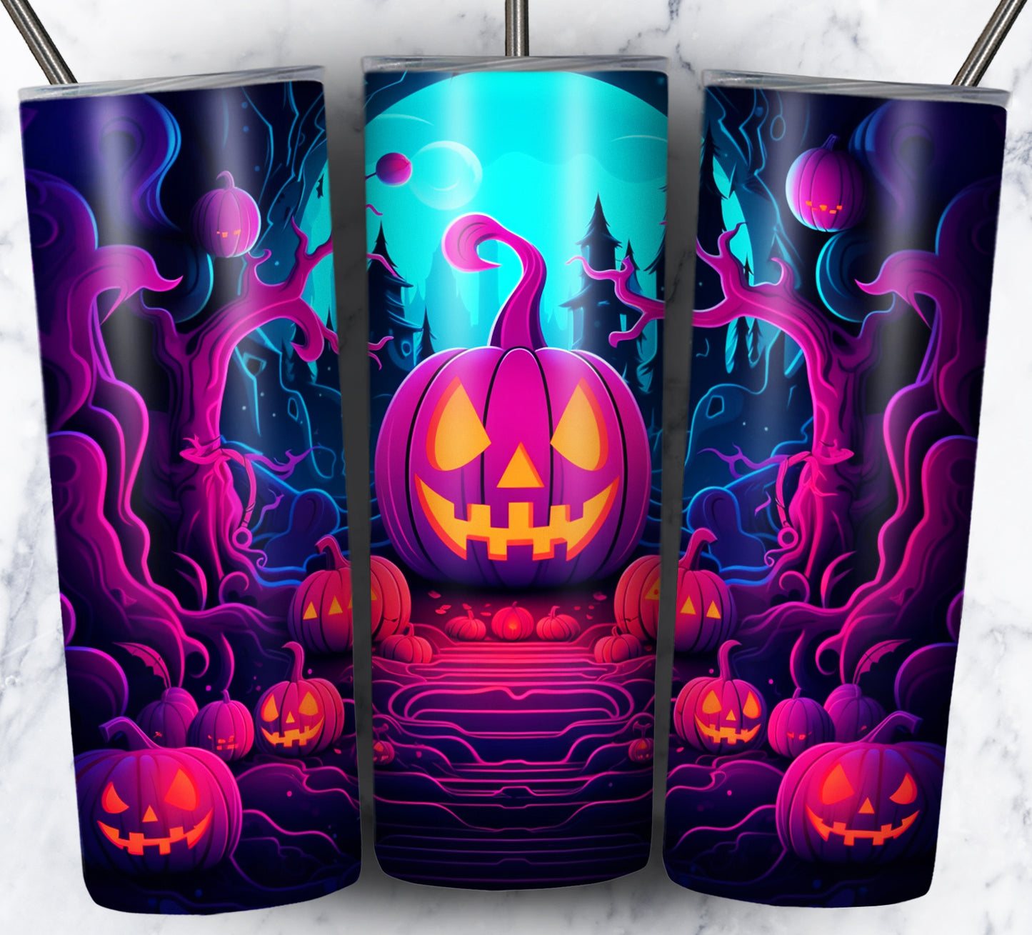 Neon Halloween Bundle Pack 20oz Sublimation Images