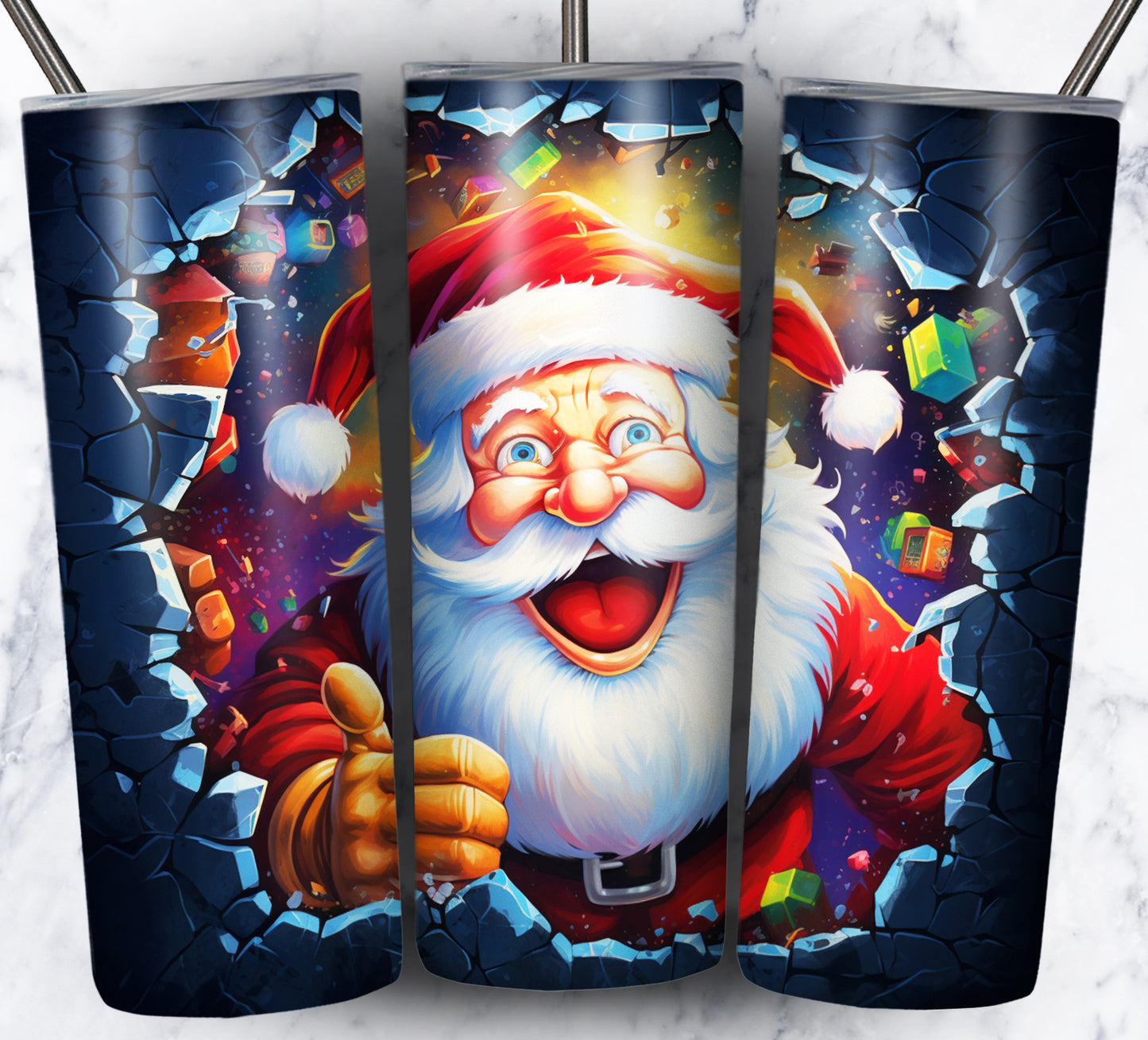 40+ 3D Christmas Sublimation 20oz Images Bundle