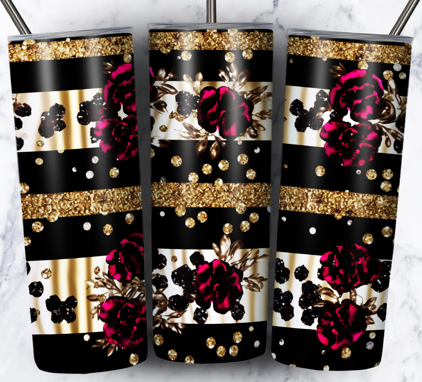 Leopard Glitter Sublimation 20oz Images Bundle