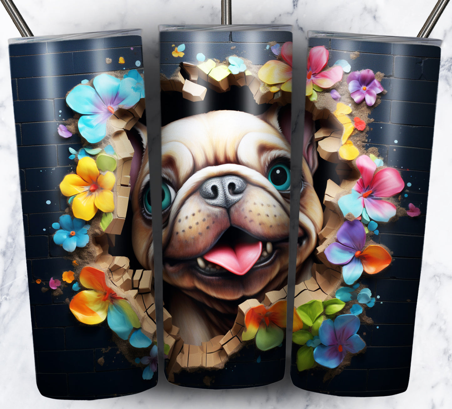 110+ 3D Wall Animals Sublimation Tumbler Images Bundle 20 oz